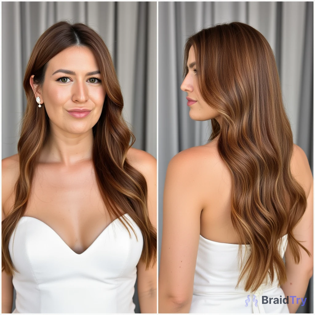 Romantic Waves Hairstyle Example 1